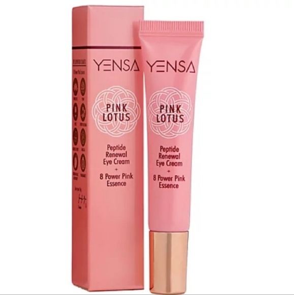 NEW FULL SIZE Yensa Pink Lotus Peptide Renewal Eye Cream - Picture 2 of 16